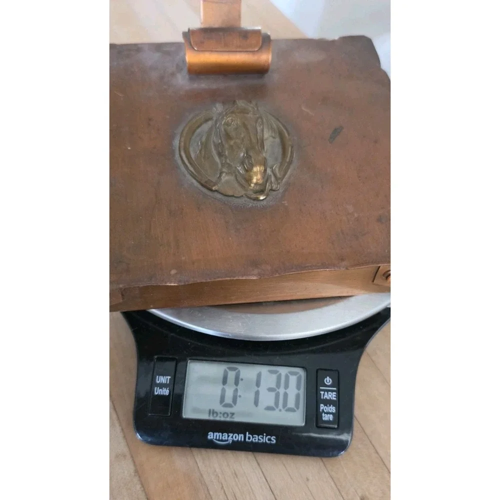 VTG Copper Horse Wall Hanging Farmhouse Equestrian Rustic Butler Crumb Catcher